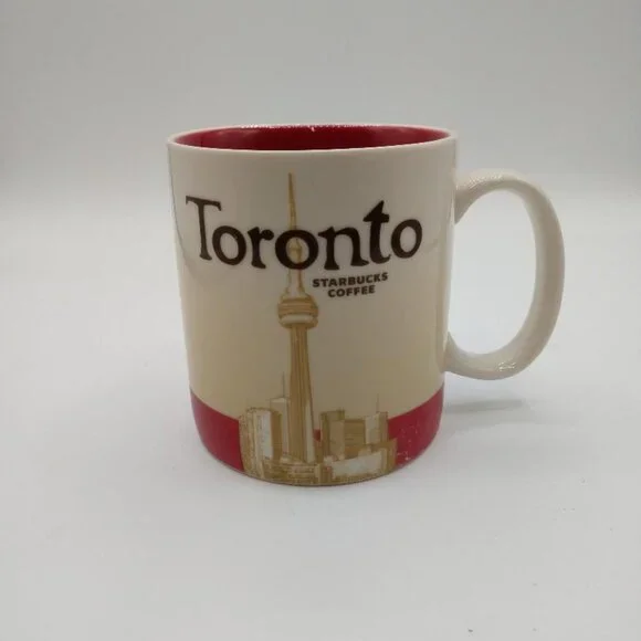 Starbucks | Kitchen | Vintage Starbucks Collector Series Toronto 21 Global  Icon 16 Oz Coffeetea Mug | Poshmark